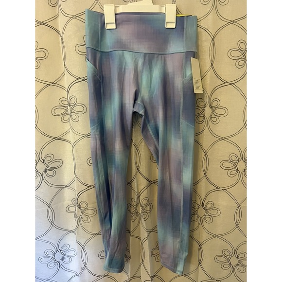 all in motion Other - Girls Blue/purple High-rise Leggings-all In Motion Stash Pockets Size XL(14)